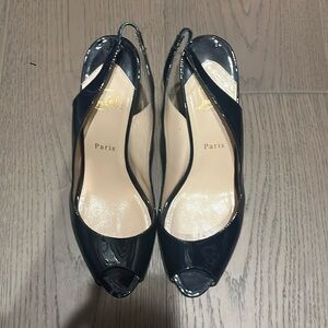 Navy CL Wedge Heels Size 41